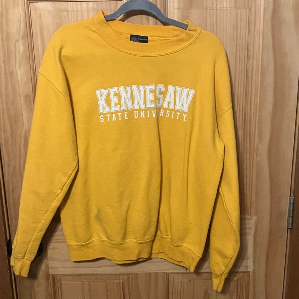 MV Sport Yellow Crewneck Sweater